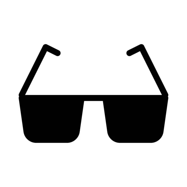 Gözlük Vektör Düz Simgesi — Stok Vektör
