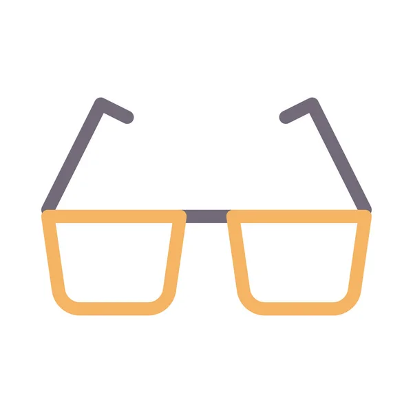 Ikona Vektorové Barevné Linie Brýlí — Stockový vektor