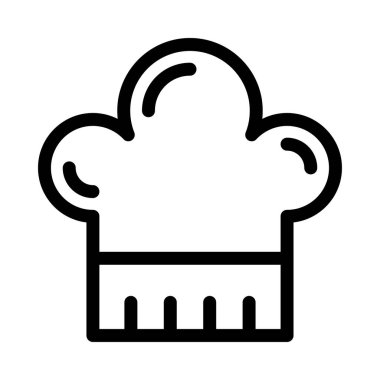 fincan kek vektörü ince çizgi simgesi