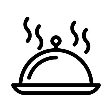 sıcak vektör ince çizgi simgesi