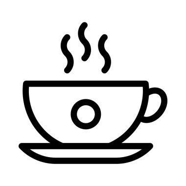 sıcak vektör ince çizgi simgesi