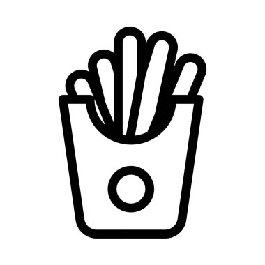 Patates vektör çizgisi simgesi