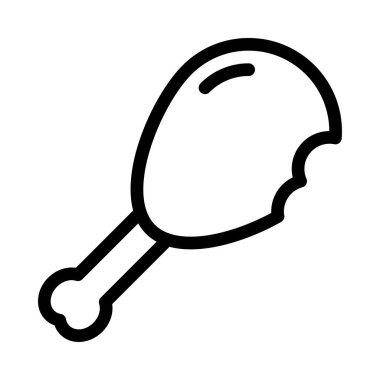 but vektörü ince çizgi simgesi