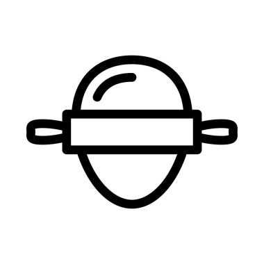 pin vektörü ince çizgi simgesi