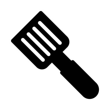 kaşık vektör düz simgesi