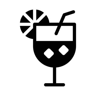 içeçek vektör düz simgesi