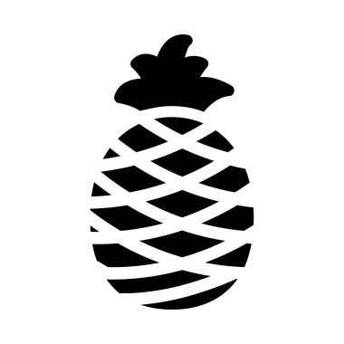 meyve vektörü düz simgesi