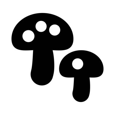 mantarlar vektör düz simge