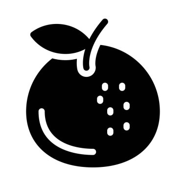 meyve vektörü düz simgesi