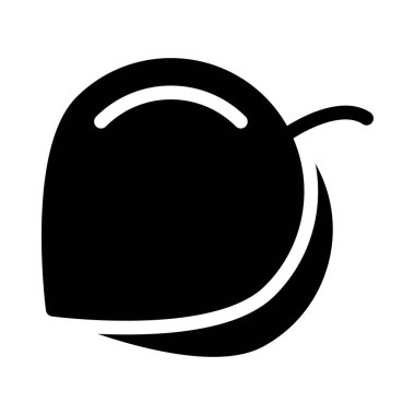 meyve vektörü düz simgesi