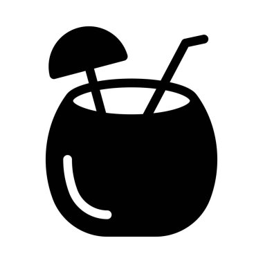 içeçek vektör düz simgesi