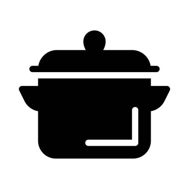 Pan vektör glyph düz simgesi