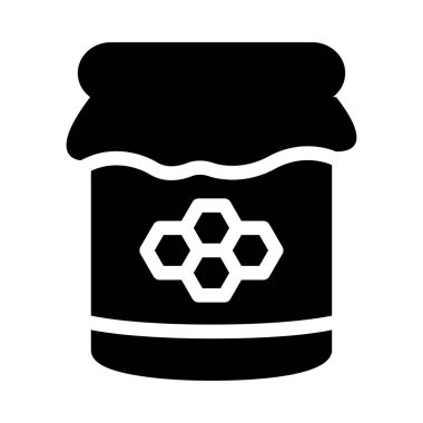 Kavanoz vektör düz simgesi