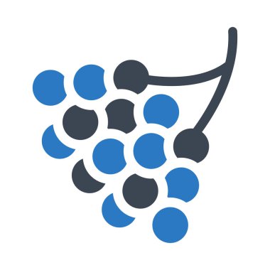 meyve vektörü renk simgesi