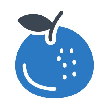 meyve vektörü renk simgesi