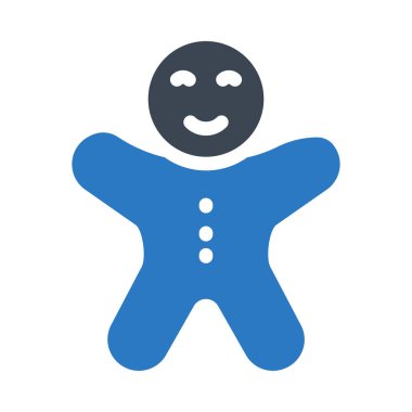 çerez vektör renk simgesi