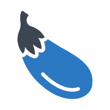 brinjal vektör kabartma renk simgesi