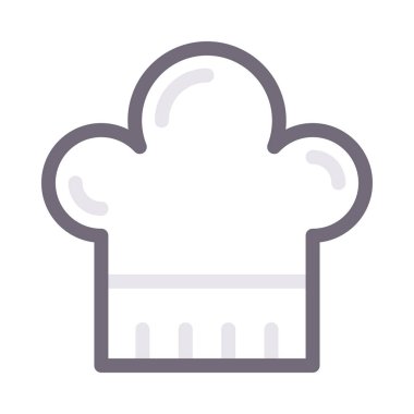 pişirme vektörü renk çizgisi simgesi