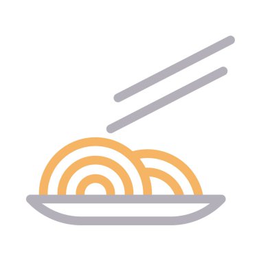 Çubuk vektör renk çizgisi simgesi