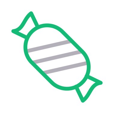 toffee vektör renk çizgisi simgesi