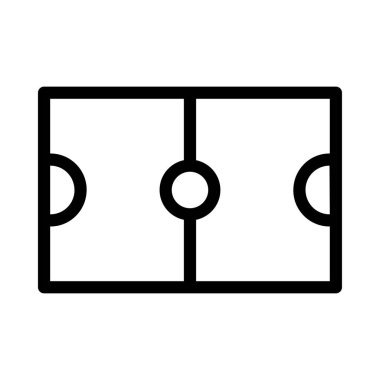 zemin vektörü ince çizgi simgesi