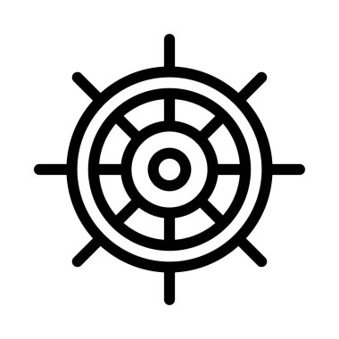 Merdiven vektörü ince çizgi simgesi