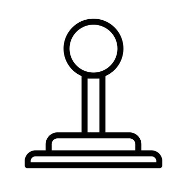 oyun vektörü ince çizgi simgesi