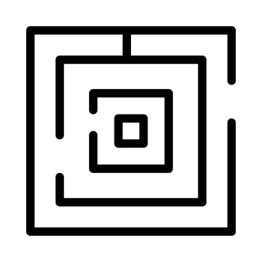 oyun vektörü ince çizgi simgesi