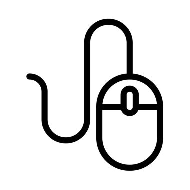 Vektör ince çizgi simgesine tıklayın