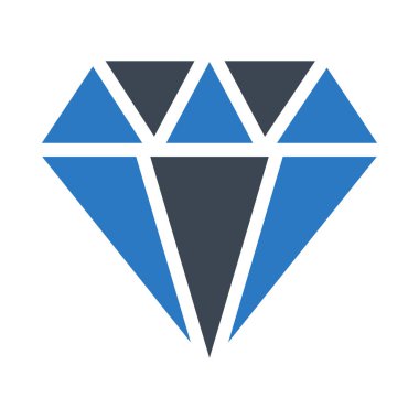 Mücevher vektörü renk simgesi