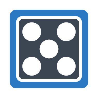 ludo vektör renk simgesi