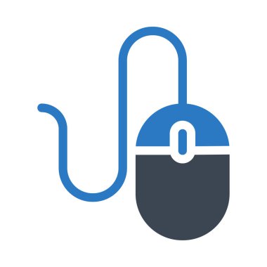 Tıklama vektörü renk simgesi