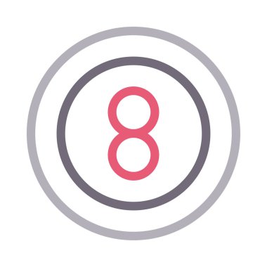 oyun vektör renk çizgisi simgesi