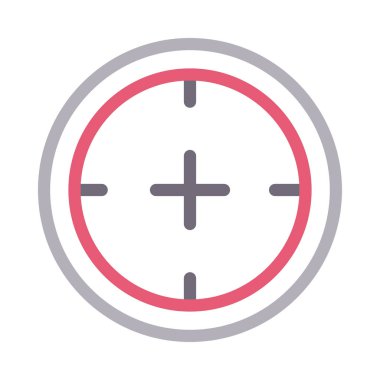 çapraz-saç vektör renk çizgisi simgesi     