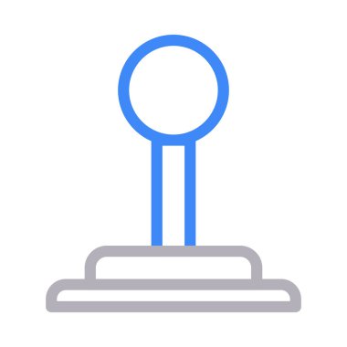 oyun vektör renk çizgisi simgesi