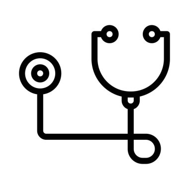 doktor vektör ince çizgi simgesi