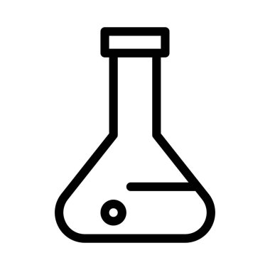 lab vektör ince çizgi simgesi