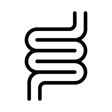 kolon vektörü ince çizgi simgesi