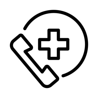 telefon vektörü ince çizgi simgesi