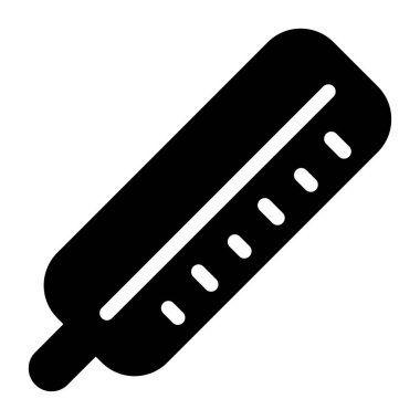 sıcaklık vektörü düz simge