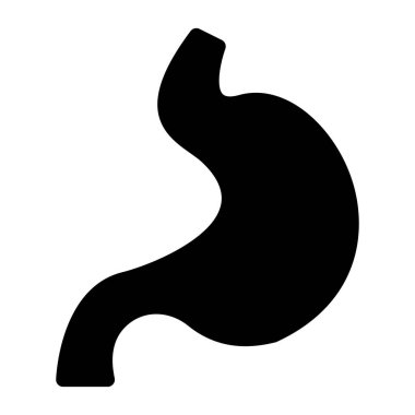 sindirim vektörü glifleri düz simge