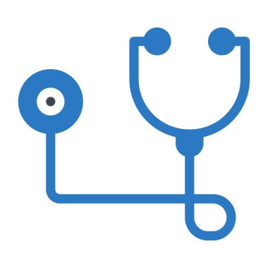 stetoskop vektör renk simgesi