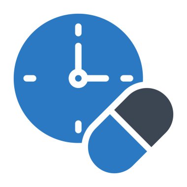 zaman vektör renk simgesi