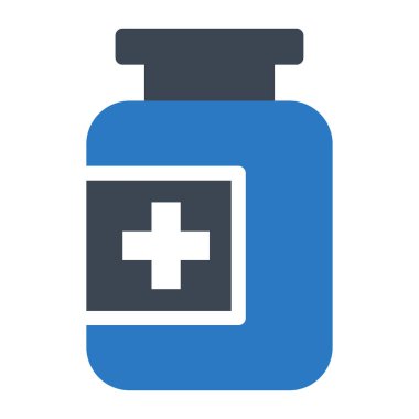 Şurup vektörü kabartma renk simgesi