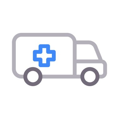 acil vektör renk çizgisi simgesi