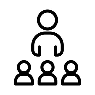 takım vektör ince çizgi simgesi