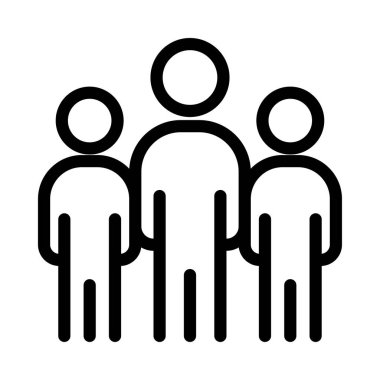 takım vektör ince çizgi simgesi