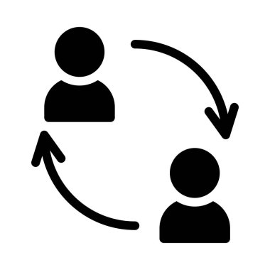 vektör glifini düz simgeye aktar