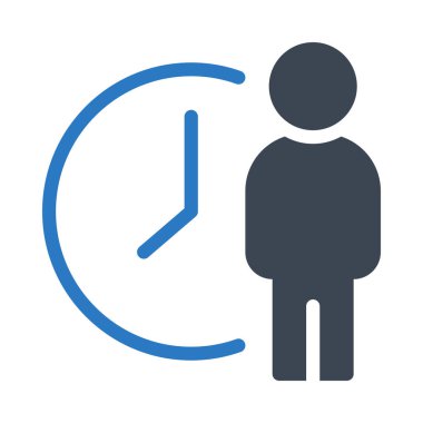 çalışan vektör renk simgesi