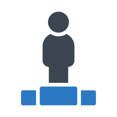 kullanıcı vektörü renk simgesi